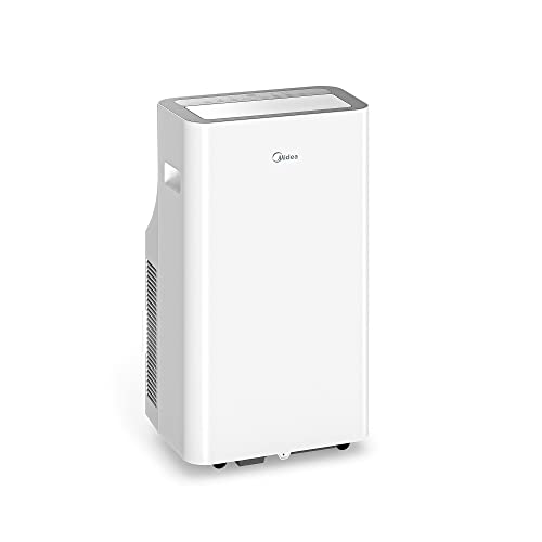 Midea Silent Cool 26 Pro – 9000 BTU, 2,6 kW, Kühlen, Entfeuchten & Ventilieren, für bis zu 33 m², mit Abluftschlauch, Weiß.