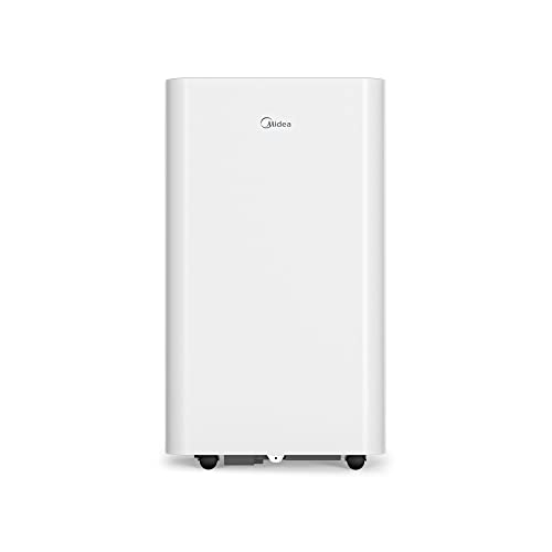 Midea Silent Cool 26 Pro – 9000 BTU, 2,6 kW, Kühlen, Entfeuchten & Ventilieren, für bis zu 33 m², mit Abluftschlauch, Weiß.